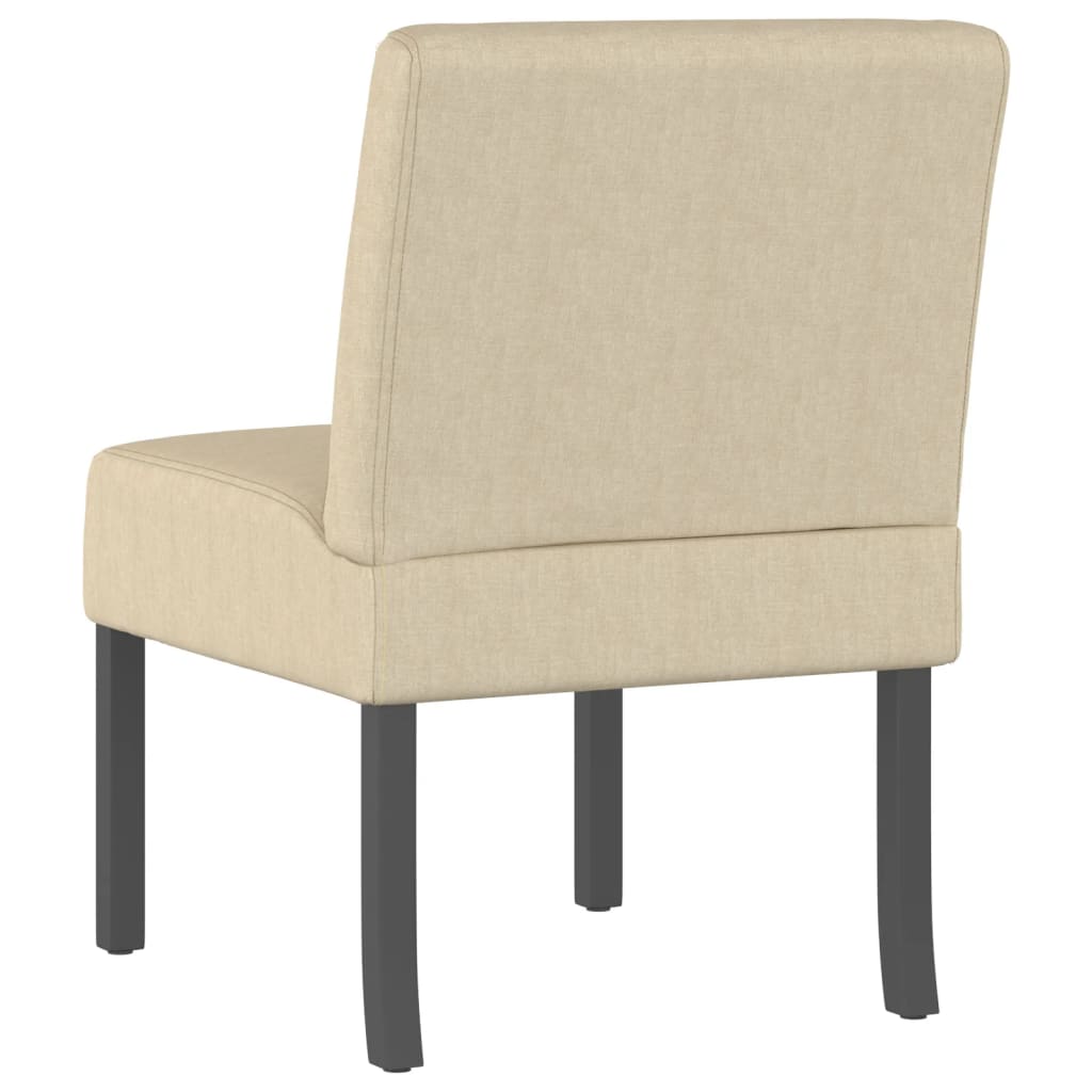 Slipper Chair Cream Fabric