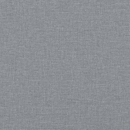 Slipper Chair Light Grey Fabric