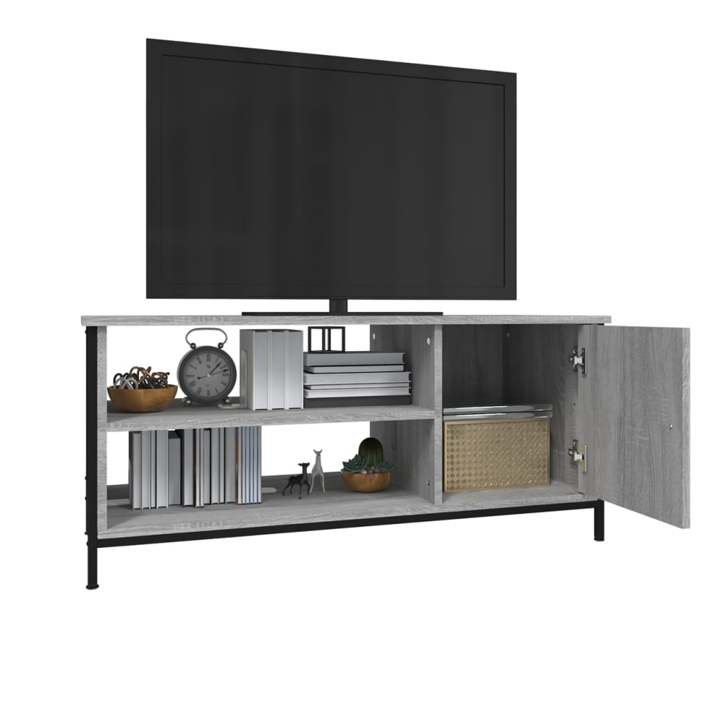 TV Cabinet Grey Sonoma 100x40x45 cm Engineered Wood