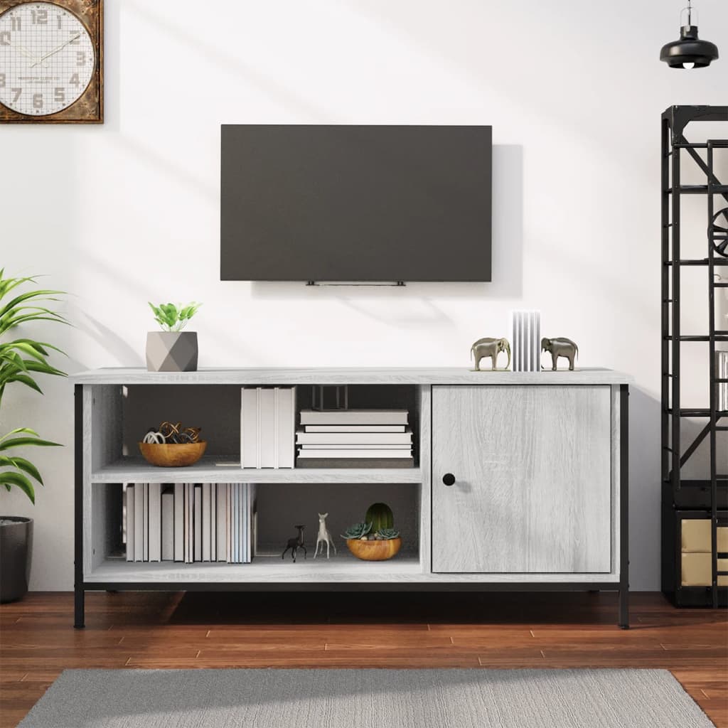TV Cabinet Grey Sonoma 100x40x45 cm Engineered Wood