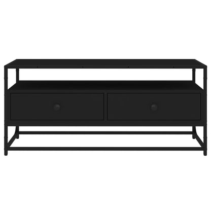 TV Cabinet Black 100x35x45 cm Engineered Wood