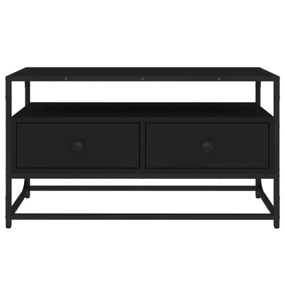 TV Cabinet Black 80x35x45 cm Engineered Wood