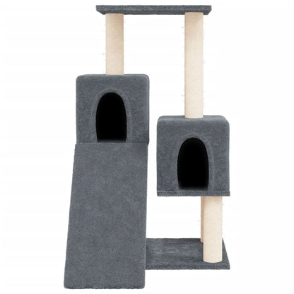 Cat Tree with Sisal Scratching Posts Dark Grey 82 cm
