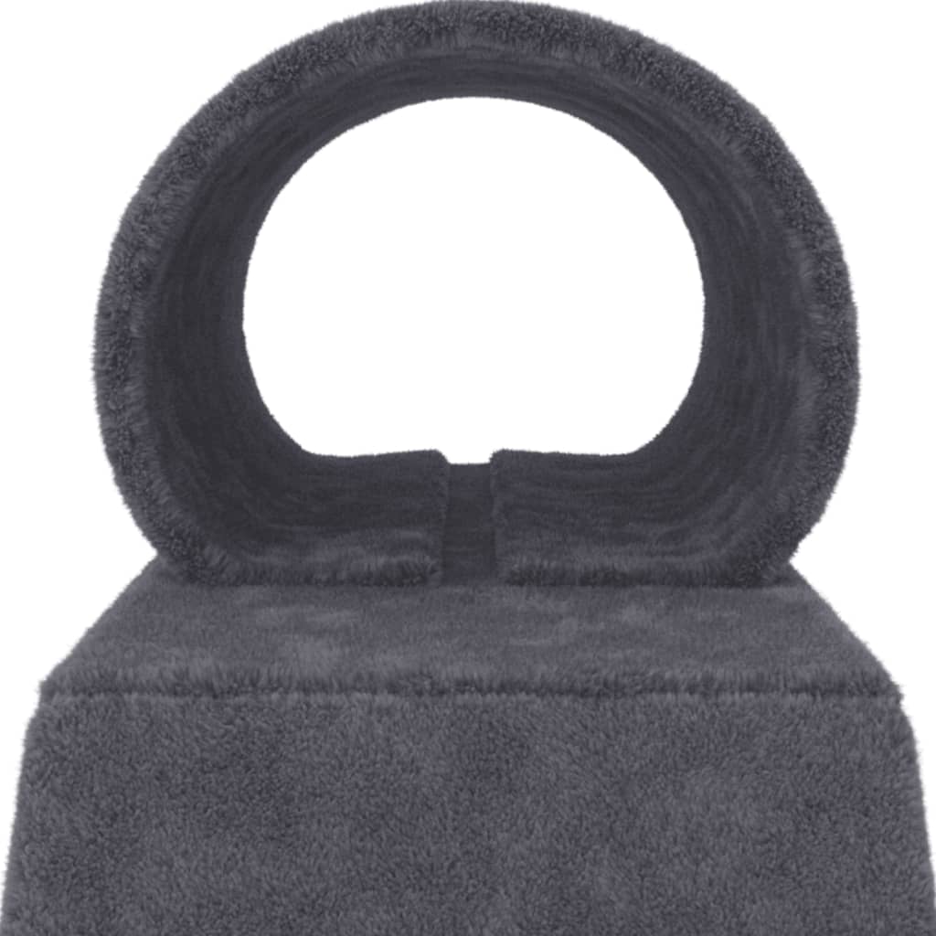 Cat Scratching Posts with Tunnel and Ladder Dark Grey 55.5 cm