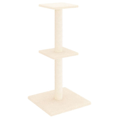Cat Tree with Sisal Scratching Posts Cream 73 cm