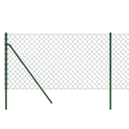 Chain Link Fence Green 1.1x10 m
