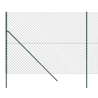 Chain Link Fence Green 1.4x25 m