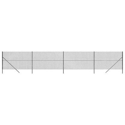 Chain Link Fence Anthracite 2x10 m