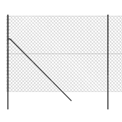 Chain Link Fence Anthracite 2x10 m