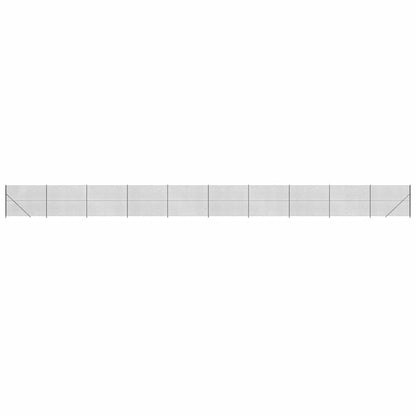 Chain Link Fence with Flange Anthracite 1.4x25 m