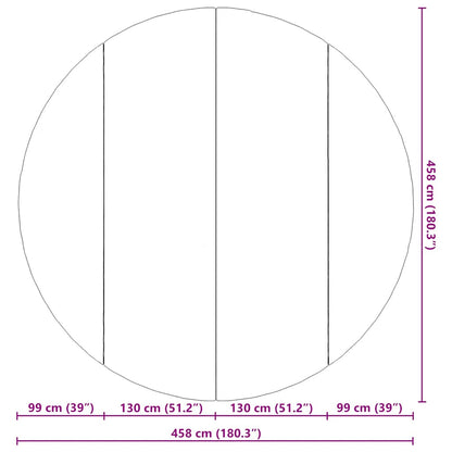 Pool Ground Cloth Light Grey Ø458 cm Polyester Geotextile