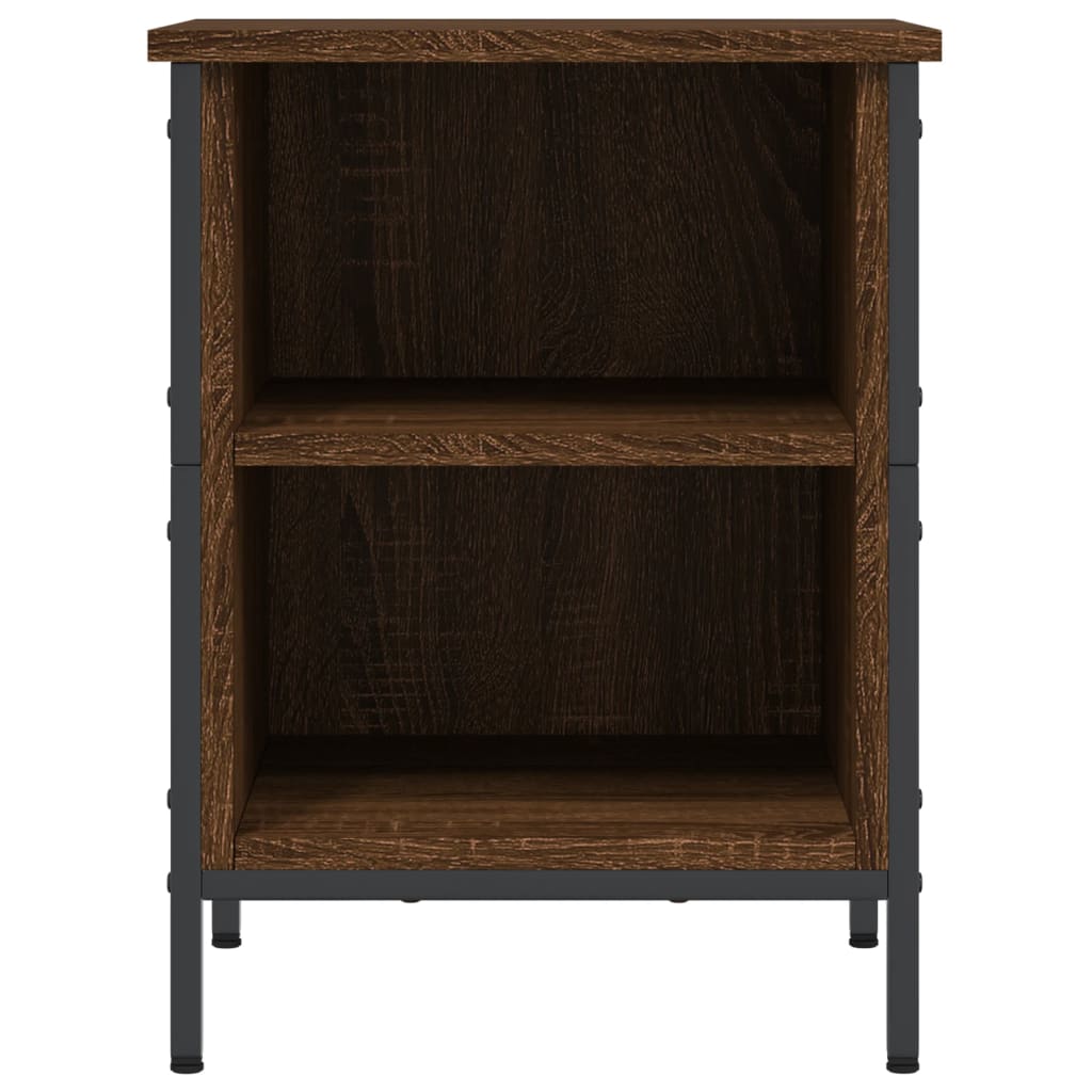 Shoe Cabinet Brown Oak 38x35x50 cm Engineered Wood
