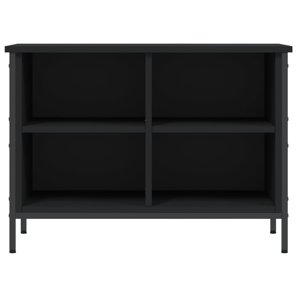 Shoe Cabinet Black 69x35x50 cm Engineered Wood