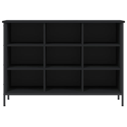 Shoe Cabinet Black 100x35x70 cm Engineered Wood