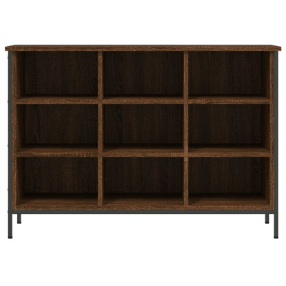 Shoe Cabinet Brown Oak 100x35x70 cm Engineered Wood