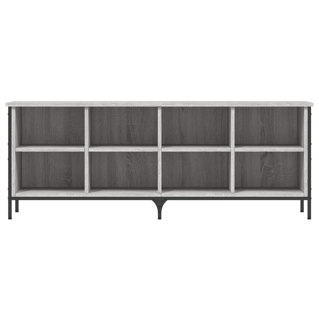 Shoe Cabinet Grey Sonoma 131x35x50 cm Engineered Wood