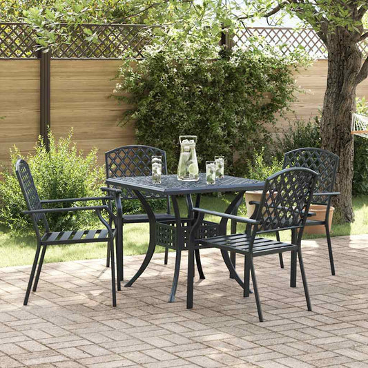 Chair 4 pcs Anthracite 56 x 65 x 89cm Steel