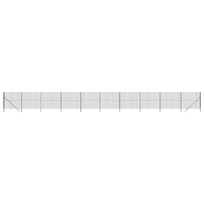 Wire Mesh Fence Green 2x25 m Galvanised Steel