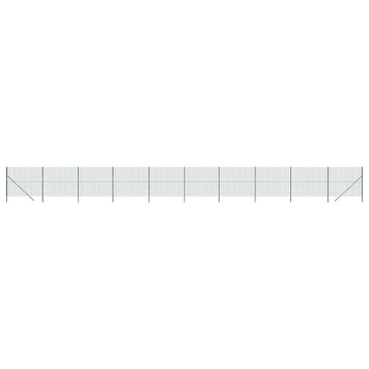 Wire Mesh Fence Green 1.6x25 m Galvanised Steel