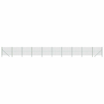 Wire Mesh Fence Green 2x25 m Galvanised Steel