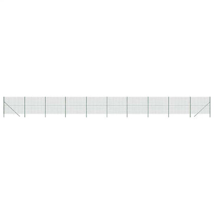 Wire Mesh Fence Green 2.2x25 m Galvanised Steel