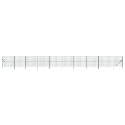 Wire Mesh Fence Green 1.8x25 m Galvanised Steel