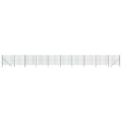 Wire Mesh Fence Green 2x25 m Galvanised Steel