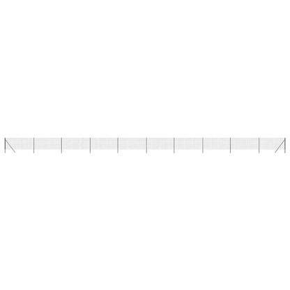 Wire Mesh Fence Anthracite 1x25 m Galvanised Steel