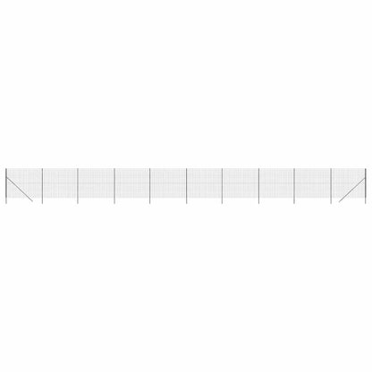 Wire Mesh Fence Anthracite 1.8x25 m Galvanised Steel