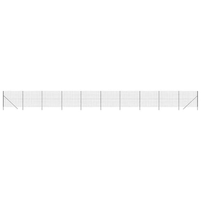 Wire Mesh Fence Anthracite 2.2x25 m Galvanised Steel