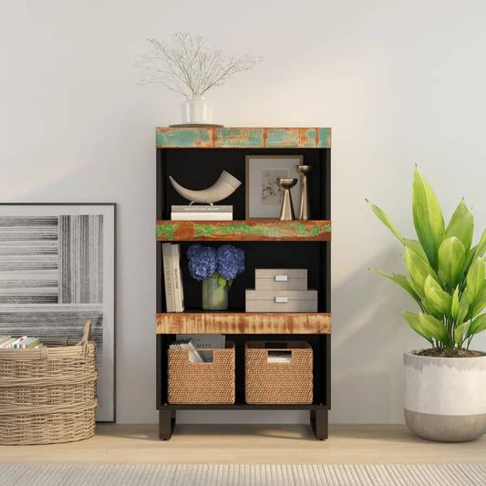 Side Cabinet 60x33x107 cm Solid Wood Reclaimed