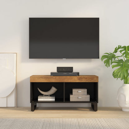 TV Cabinet 85x33x43.5 cm Solid Wood Mango