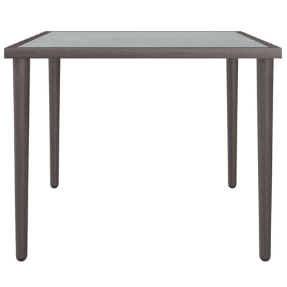 Garden Table Grey 48x48x37 cm Steel