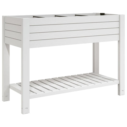 Garden Raised Bed White 110x45x79 cm Polypropylene