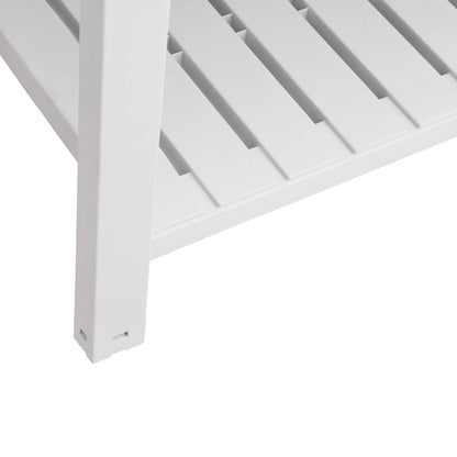 Garden Raised Bed White 110x45x79 cm Polypropylene
