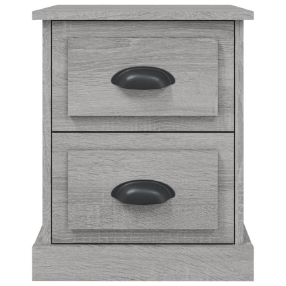 Bedside Cabinet Grey Sonoma 39x39x47.5 cm Engineered Wood
