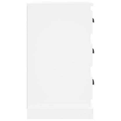 Bedside Cabinet White 39x39x67 cm Engineered Wood