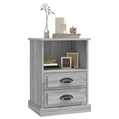 Bedside Cabinet Grey Sonoma 43x36x60 cm