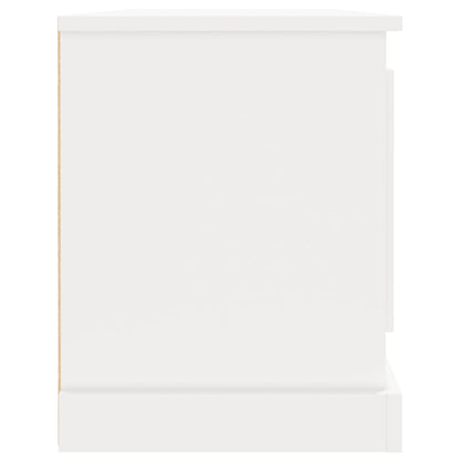 TV Cabinet White 100x35.5x45 cm Engineered Wood