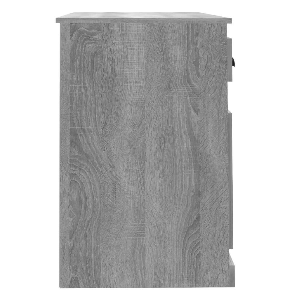 Desk with Drawer Grey Sonoma 115x50x75 cm Engineered Wood