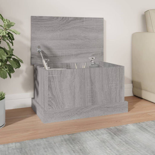 Storage Box Grey Sonoma 50x30x28 cm Engineered Wood