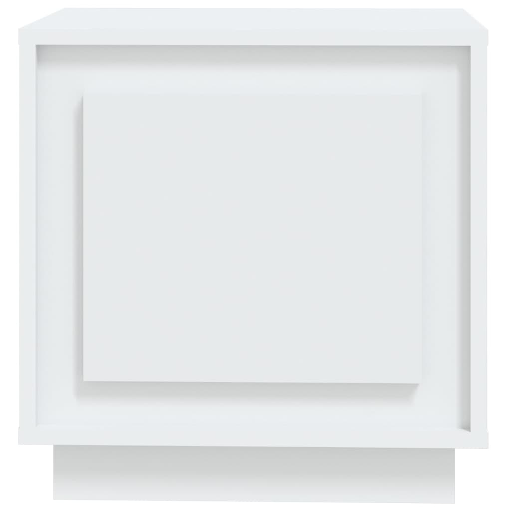 Bedside Cabinets 2 pcs White 44x35x45 cm Engineered Wood