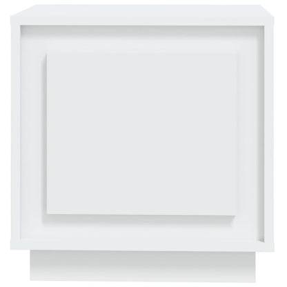 Bedside Cabinets 2 pcs White 44x35x45 cm Engineered Wood