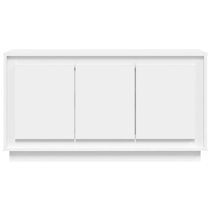 Sideboard White 102x35x55 cm Engineered Wood