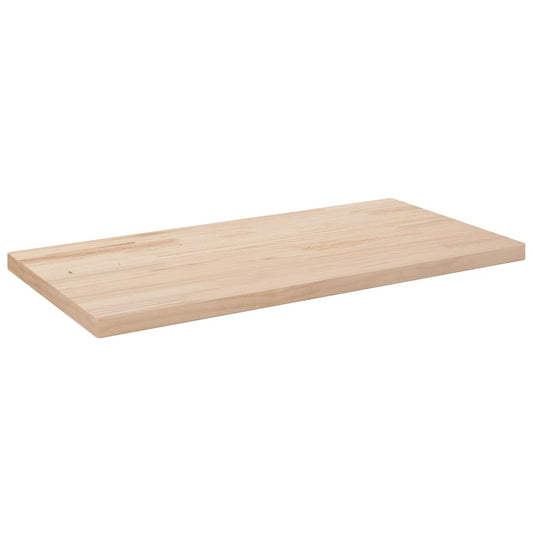 Table Top 80x40x2.5 cm Solid Wood Pine Rectangular