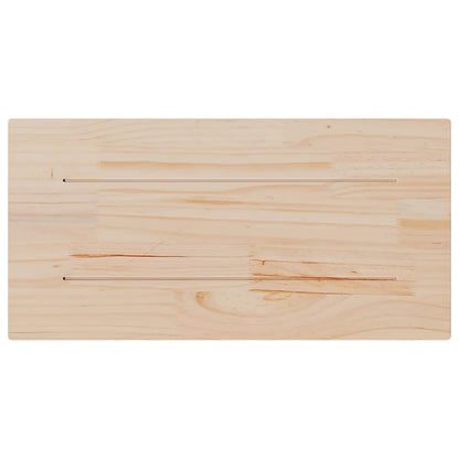 Table Top 80x40x2.5 cm Solid Wood Pine Rectangular