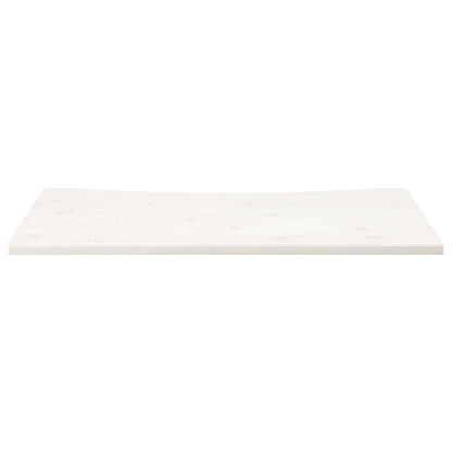 Desk Top White 100x50x2.5 cm Solid Wood Pine