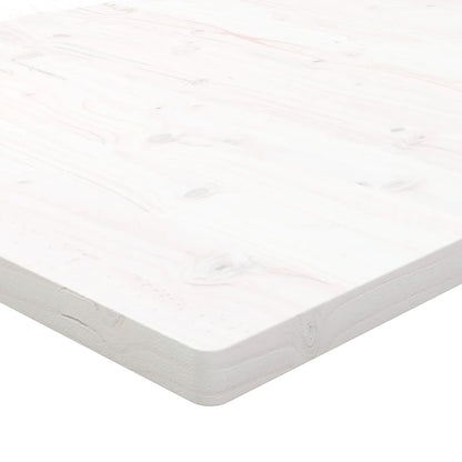 Desk Top White 100x60x2.5 cm Solid Wood Pine