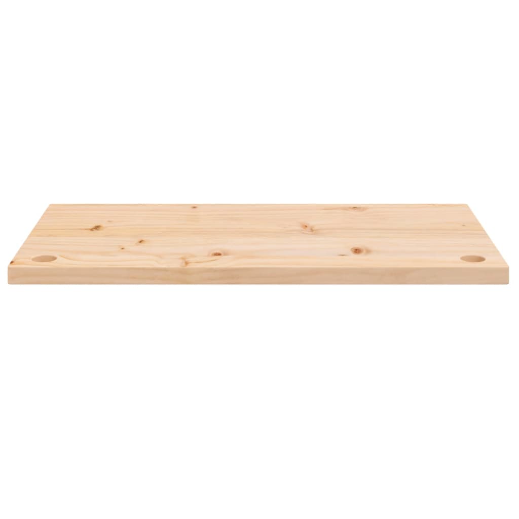 Desk Top 80x40x2.5 cm Solid Wood Pine
