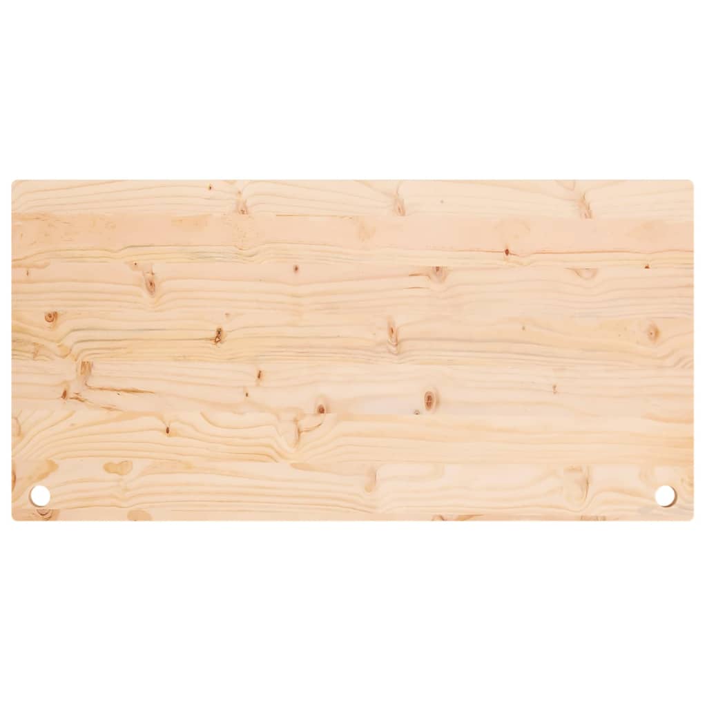 Desk Top 110x60x2.5 cm Solid Wood Pine
